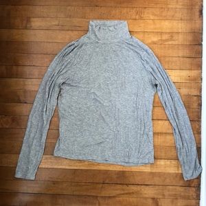 Aerie Grey Ribbed Turtleneck